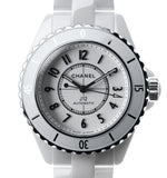  Shop Authentic Chanel J12 Quartz White Dial White Steel Strap Watch for Women - J12 H5698 - Luxxuri