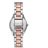  Shop Authentic Michael Kors Lauryn Quartz Mother of Pearl White Dial Two Tone Steel Strap Watch For Women - MK4366 - Luxxuri