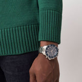  Shop Authentic Hugo Boss Admiral Blue Dial Silver Steel Strap Watch for Men - 1513907 - Luxxuri
