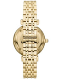  Shop Authentic Emporio Armani Gianni T Bar Analog Crystals Gold Dial Gold Steel Strap Watch For Women - AR11608 - Luxxuri