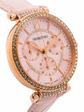  Shop Authentic Swarovski Passage Chrono Pink Dial Pink Leather Strap Watch for Women - 5580352 - Luxxuri