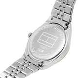  Shop Authentic Tommy Hilfiger Monica Chronograph Black Dial Two Tone Steel Strap Watch For Women - 1782591 - Luxxuri