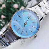  Shop Authentic Calvin Klein Simplicity Blue Dial Silver Steel Strap Watch for Women - K432314N - Luxxuri