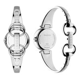  Shop Authentic Gucci Guccissima Quartz Diamonds Brown Dial Silver Steel Strap Watch For Women - YA134503 - Luxxuri