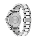  Shop Authentic Gucci Dive Automatic 18K Gold Silver Dial Silver Steel Strap Watch for Men - YA136357 - Luxxuri