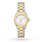  Shop Authentic Tag Heuer Aquaracer White Mother of Pearl Dial Watch for Women - WBD1322.BB0320 - Luxxuri