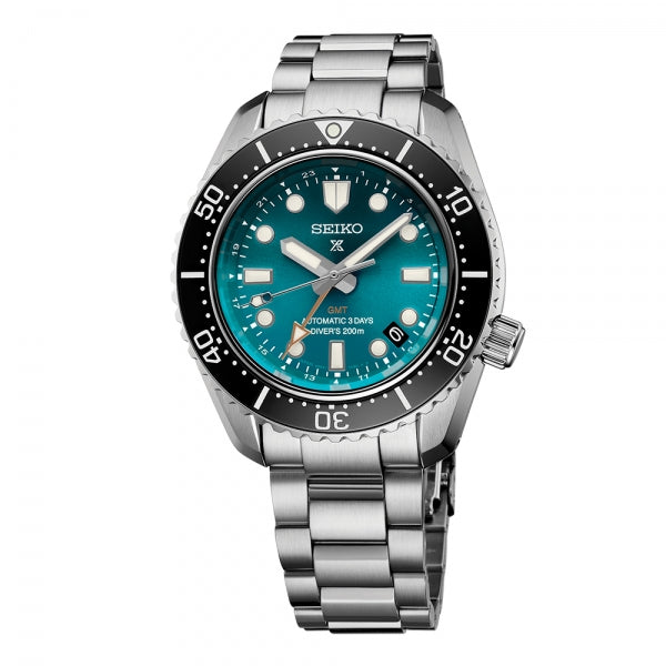  Shop Authentic Seiko Prospex Diver Automatic Turquoise Dial Silver Steel Strap Watch for Men - SPB475J1 - Luxxuri