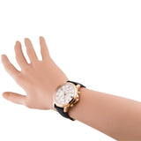  Shop Authentic Tommy Hilfiger Claudia White Dial Black Leather Strap Watch for Women - 1781817 - Luxxuri