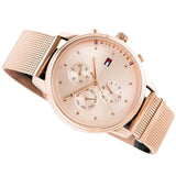  Shop Authentic Tommy Hilfiger Blake Chronograph Rose Gold Dial Rose Gold Mesh Bracelet Watch For Women - 1781907 - Luxxuri