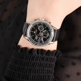  Shop Authentic Tommy Hilfiger Ari Diamonds Black Dial Black Leather Strap Watch for Women - 1781981 - Luxxuri
