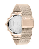  Shop Authentic Tommy Hilfiger Blake Quartz Gold Dial Gold Mesh Bracelet Watch for Women - 1782303 - Luxxuri