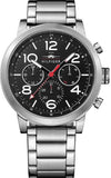 Shop Authentic Tommy Hilfiger Jake Chronograph Black Dial Silver Steel Strap Watch for Men - 1791234 - Luxxuri