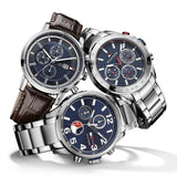  Shop Authentic Tommy Hilfiger Jackson Chronograph Blue Dial Silver Steel Strap Watch for Men - 1791242 - Luxxuri