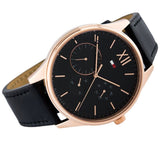  Shop Authentic Tommy Hilfiger Damon Quartz Black Dial Black Leather Strap Watch for Men - 1791419 - Luxxuri