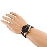  Shop Authentic Tommy Hilfiger Damon Quartz Black Dial Black Leather Strap Watch for Men - 1791419 - Luxxuri