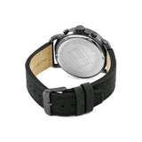  Shop Authentic Tommy Hilfiger London Chronograph Grey Dial Black Leather Strap Watch for Men - 1791533 - Luxxuri
