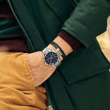  Shop Authentic Tommy Hilfiger Mason Quartz Blue Dial Silver Steel Strap Watch for Men - 1791788 - Luxxuri