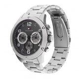  Shop Authentic Tommy Hilfiger Blaze Chronograph Black Dial Silver Steel Strap Watch For Men - 1792029 - Luxxuri