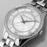  Shop Authentic Michael Kors Lauryn Mother of Pearl Dial Silver Steel Strap Watch for Women - MK3900 - Luxxuri