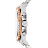  Shop Authentic Michael Kors Everest Chronograph Silver Dial Two Tone Steel Strap Watch For Women - MK6975 - Luxxuri