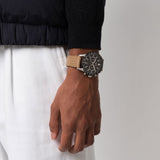  Shop Authentic Hugo Boss Allure Black Dial Brown Leather Strap Watch for Men - 1513964 - Luxxuri