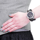  Shop Authentic Michael Kors Ceramic Black Dial Black Steel Strap Watch for Women - MK5388 - Luxxuri