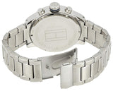  Shop Authentic Tommy Hilfiger Jackson Chronograph Blue Dial Silver Steel Strap Watch for Men - 1791242 - Luxxuri