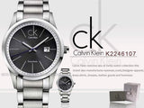  Shop Authentic Calvin Klein Bold Black Dial Silver Steel Strap Watch for Men - K2246107 - Luxxuri