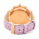  Shop Authentic Swarovski Octea Lux Chrono Purple Dial Purple Leather Strap Watch for Women - 5632263 - Luxxuri