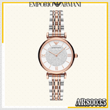  Shop Authentic Emporio Armani Gianni T Bar Quartz White Dial Two Tone Steel Strap Watch For Women - AR80035 - Luxxuri