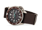  Shop Authentic Seiko 5 Sport Automatic Brown Dial Brown Nylon Strap Watch For Men - SRPD85K1 - Luxxuri