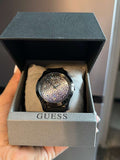  Shop Authentic Guess Crush Crystals Silver Dial Black Rubber Strap Watch for Women - W1223L4 - Luxxuri