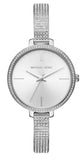  Shop Authentic Michael Kors Jaryn Quartz Silver Dial Silver Steel Strap Watch For Women - MK3783 - Luxxuri