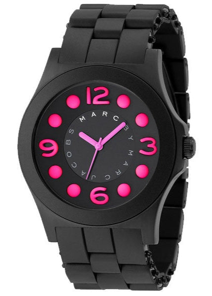  Shop Authentic Marc Jacobs Pelly Black Dial Black Silicone Strap Watch for Women - MBM2529 - Luxxuri