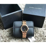  Shop Authentic Marc Jacobs Roxy Black Dial Rose Gold Steel Strap Watch for Women - MJ3569 - Luxxuri