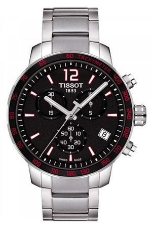  Shop Authentic Tissot Quickster Chronograph Quartz Watch For Men - T095.417.11.057.00 - Luxxuri