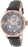 Shop Authentic Fossil Boyfriend Automatic Skeleton Grey Dial Grey Leather Strap Watch for Women - ME3089 - Luxxuri