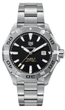 Shop Authentic Tag Heuer Aquaracer Automatic Black Dial Silver Steel Strap Watch for Men - WAY2010.BA0927 - Luxxuri