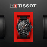  Shop Authentic Tissot Supersport Chrono Grey Dial Black Nylon Strap Watch For Men - T125.617.36.081.00 - Luxxuri