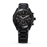  Shop Authentic Swarovski Dextera Chronograph Black Dial Black Steel Strap Watch for Women - 5641393 - Luxxuri