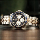 Shop Authentic Guess Odyssey Blue Dial Two Tone Steel Strap Watch For Men - W1107G3 - Luxxuri