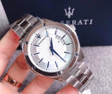  Shop Authentic Maserati Circuito Silver Dial Silver Steel Strap Watch For Men - R8853127001 - Luxxuri