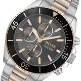  Shop Authentic Hugo Boss Ocean Edition Black Dial Two Tone Steel Strap Watch for Men - 1513705 - Luxxuri