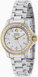  Shop Authentic Movado Series 800 29mm Diamonds Mother of Pearl Dial Silver Steel Strap Watch For Women - 2600121 - Luxxuri