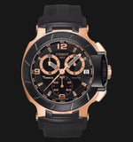  Shop Authentic Tissot T Race Chronograph Automatic Black Dial Black Rubber Strap Watch for Men - T048.417.27.057.06 - Luxxuri
