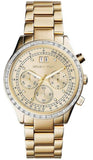  Shop Authentic Michael Kors Brinkley Diamonds Gold Dial Gold Steel Strap Watch for Women - MK6187 - Luxxuri