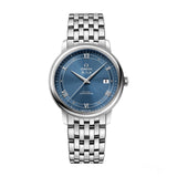  Shop Authentic Omega De Ville Prestige Co-Axial Blue Dial Silver Steel Strap Watch for Men - 424.10.40.20.03.002 - Luxxuri