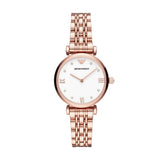  Shop Authentic Emporio Armani Gianni T-Bar Quartz White Dial Rose Gold Steel Strap Watch For Women - AR11267 - Luxxuri