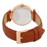  Shop Authentic Guess Park Avenue Blue Dial Brown Leather Strap Watch for Women - W0838L2 - Luxxuri