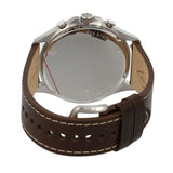  Shop Authentic Fossil Forrester Chronograph White Dial Brown Leather Strap Watch for Men - FS5696 - Luxxuri